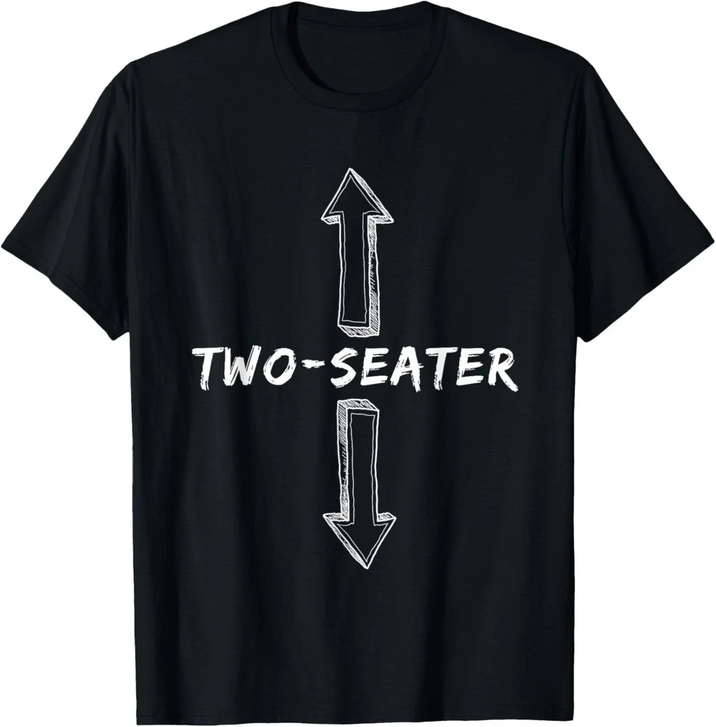 Two Seater Dirty Humor Funny Sarcastic Offensive Gag - Adult & Kids T-Shirts, Sweatshirts & Hoodies apparel design preview 1