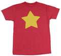 Steven Universe Adult New Gold Star Red Costume Front - Adult & Kids T-Shirts, Sweatshirts & Hoodies apparel design preview 1
