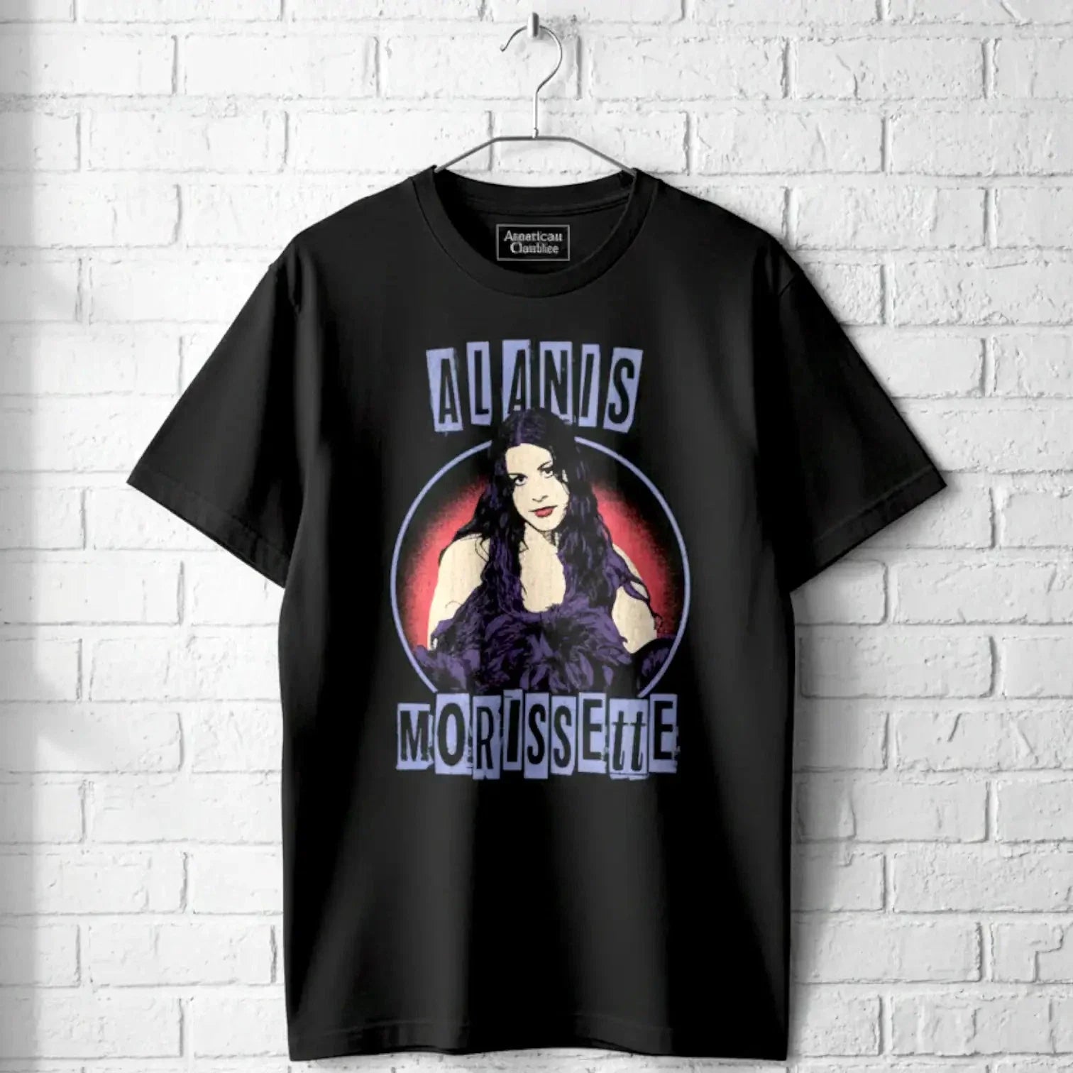 Alanis Morissette Pop Art Men's - Adult & Kids T-Shirts, Sweatshirts & Hoodies apparel design preview 1