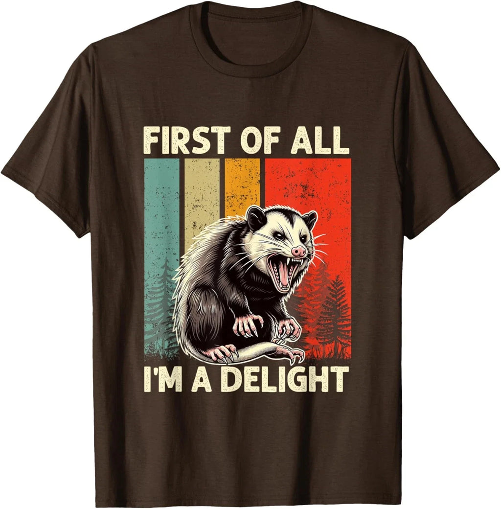Sarcastic Possum Angry Opossum Design Delight - Adult & Kids T-Shirts, Sweatshirts & Hoodies apparel design preview 1