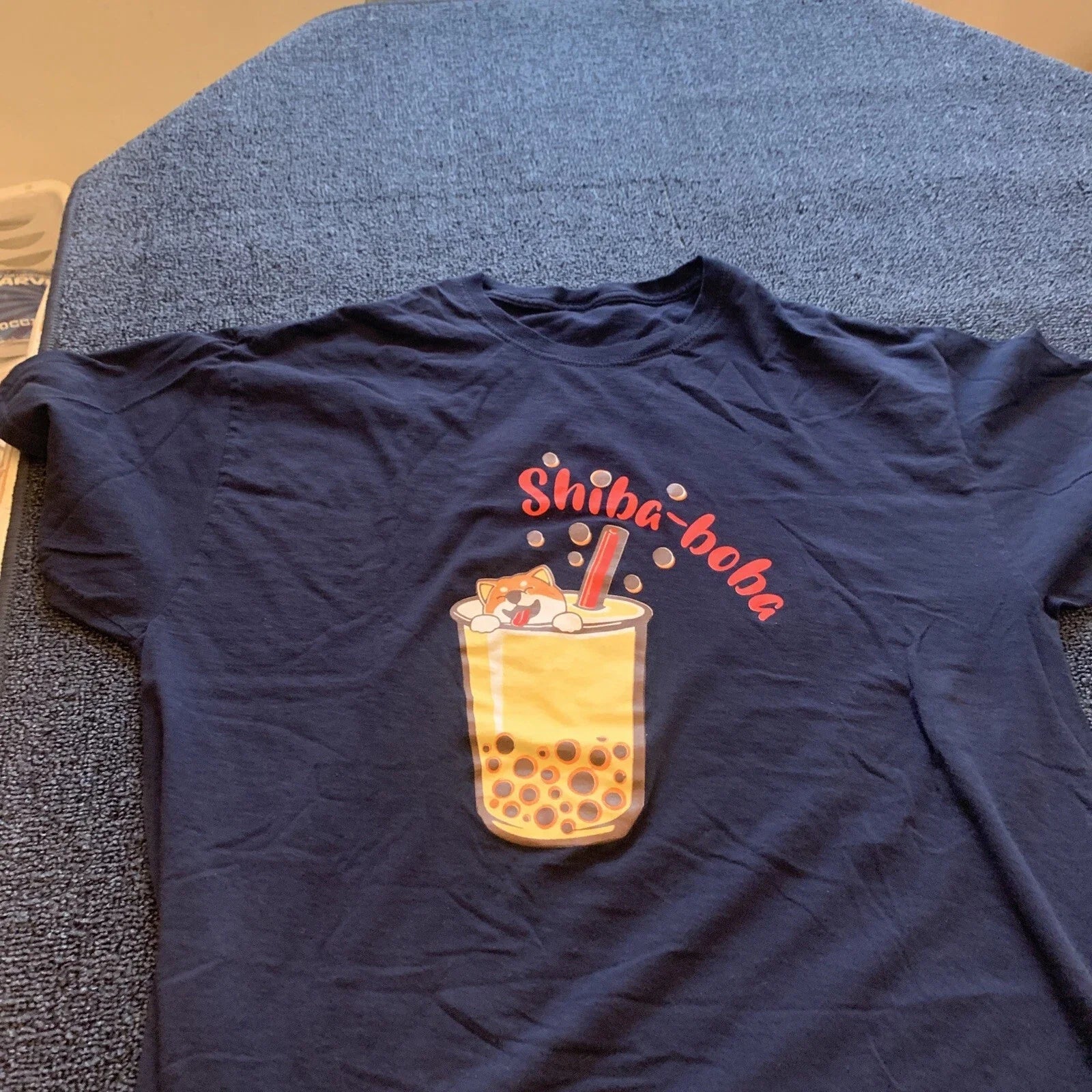 Shiba Inu Boba Bubble Milk Tea Kawaii Japanese Dog - Adult & Kids T-Shirts, Sweatshirts & Hoodies apparel design preview 1