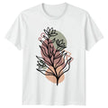 Abstract Boho Botanical Flower Line Womens Nature - Adult & Kids T-Shirts, Sweatshirts & Hoodies apparel design preview 1