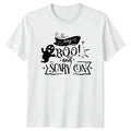 Say Boo And Scary On Halloween Humor Gift For Him Her - Adult & Kids T-Shirts, Sweatshirts & Hoodies apparel design preview 1