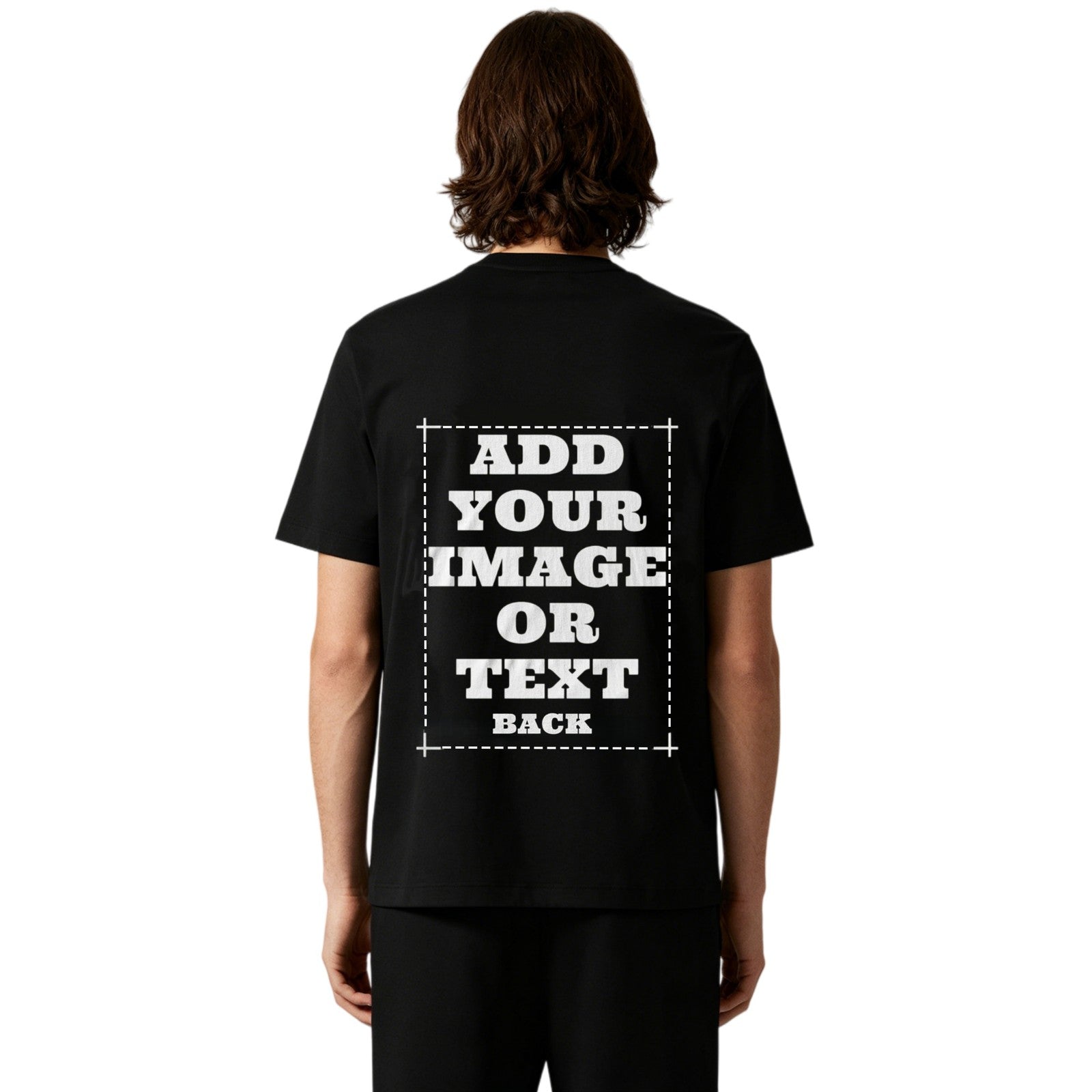 Nullblock Back Print Black White S-5XL Monochrome - Adult & Kids T-Shirts, Sweatshirts & Hoodies apparel design preview 1