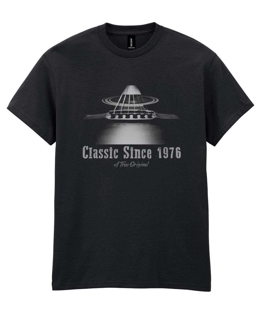 Mens 50th Birthday Guitar Gift 50 Acoustic Guitarist - Adult & Kids T-Shirts, Sweatshirts & Hoodies apparel design preview 1