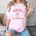 Are You A Smart Fella Or Fart Smella? Retro Cartoon - Adult & Kids T-Shirts, Sweatshirts & Hoodies apparel design preview 1