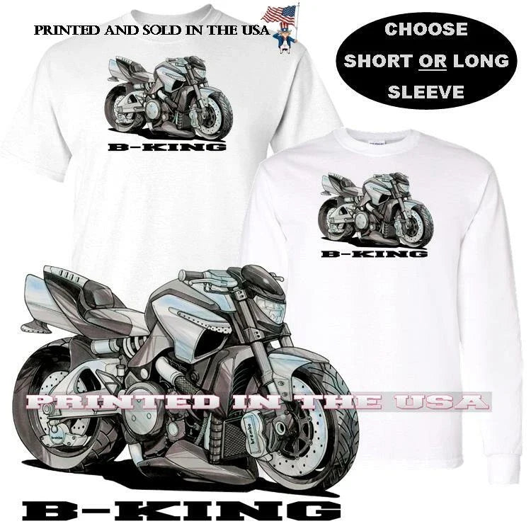 Suzuki B-King B King Model Motorcycle Koolart Cartoon - Adult & Kids T-Shirts, Sweatshirts & Hoodies apparel design preview 1