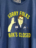 Men's 3X Chive Area 51 Blue Officer Security Beware - Adult & Kids T-Shirts, Sweatshirts & Hoodies apparel design preview 1