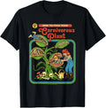 Carnivorous Plant Sci Fi Retro Vintage Funny Adult - Adult & Kids T-Shirts, Sweatshirts & Hoodies apparel design preview 1