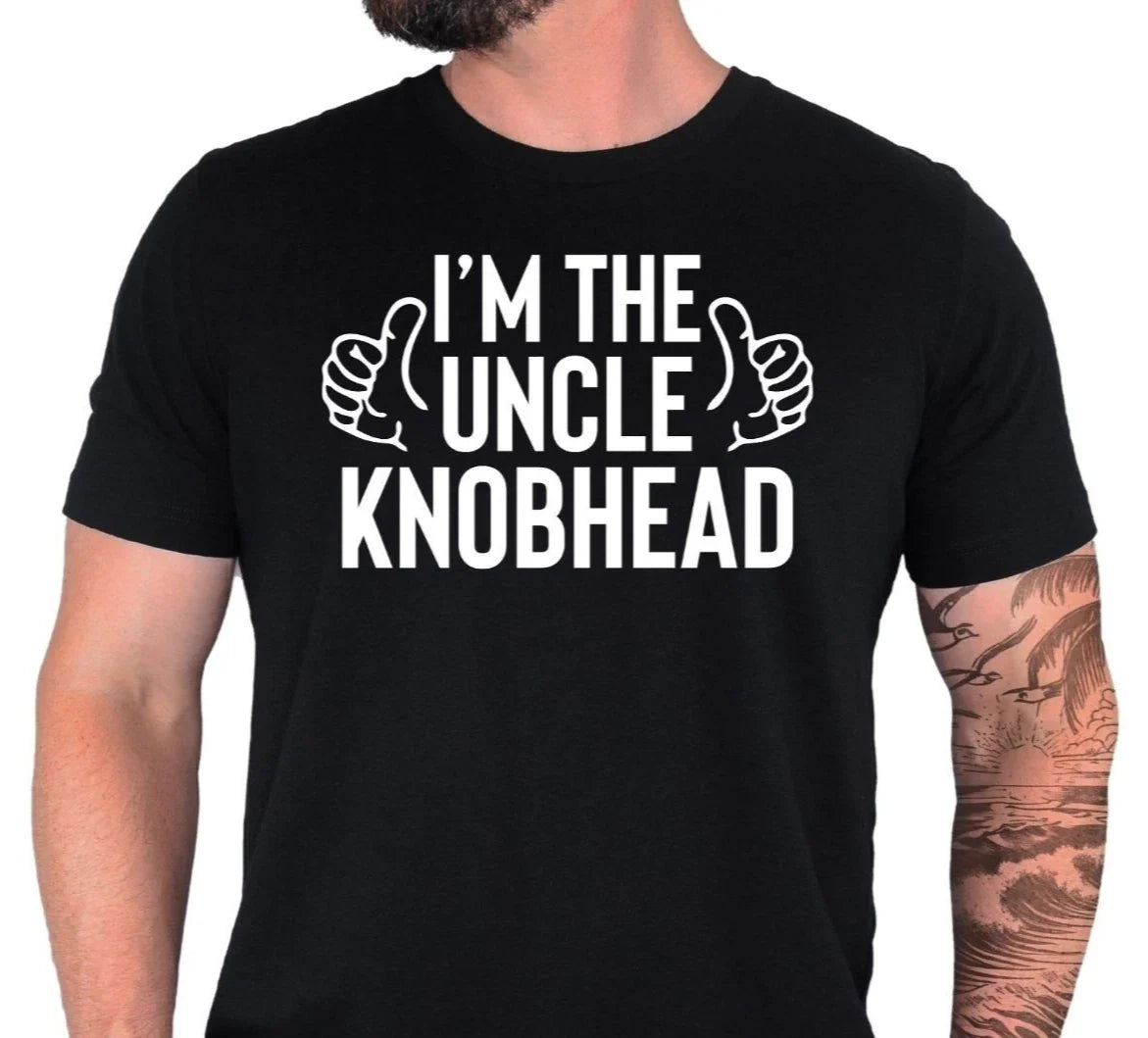 Funny Uncle Im The Knobhead Joke Gift Birthday Xmas - Adult & Kids T-Shirts, Sweatshirts & Hoodies apparel design preview 1