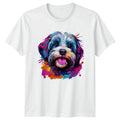 Colorful Dog Face Pet Portrait Dogs Gift For Him And - Adult & Kids T-Shirts, Sweatshirts & Hoodies apparel design preview 1