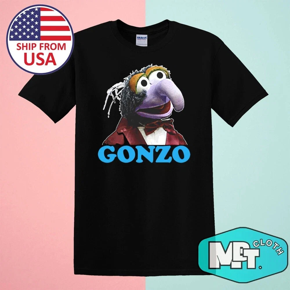 The Muppets Gonzo Funny Men's Black Size S-5XL - Adult & Kids T-Shirts, Sweatshirts & Hoodies apparel design preview 1