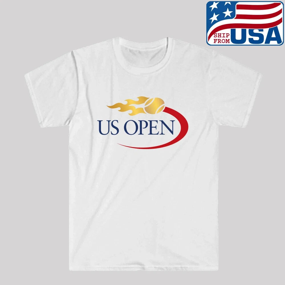 US Open Tennis Grand Slam Men's White Size S to 5XL - Adult & Kids T-Shirts, Sweatshirts & Hoodies apparel design preview 1
