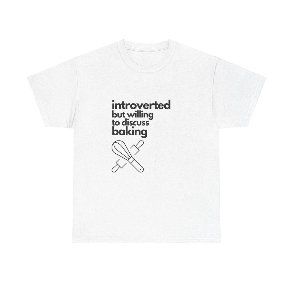 Introverted But Willing To Discuss Baking Unisex - Adult & Kids T-Shirts, Sweatshirts & Hoodies apparel design preview 1
