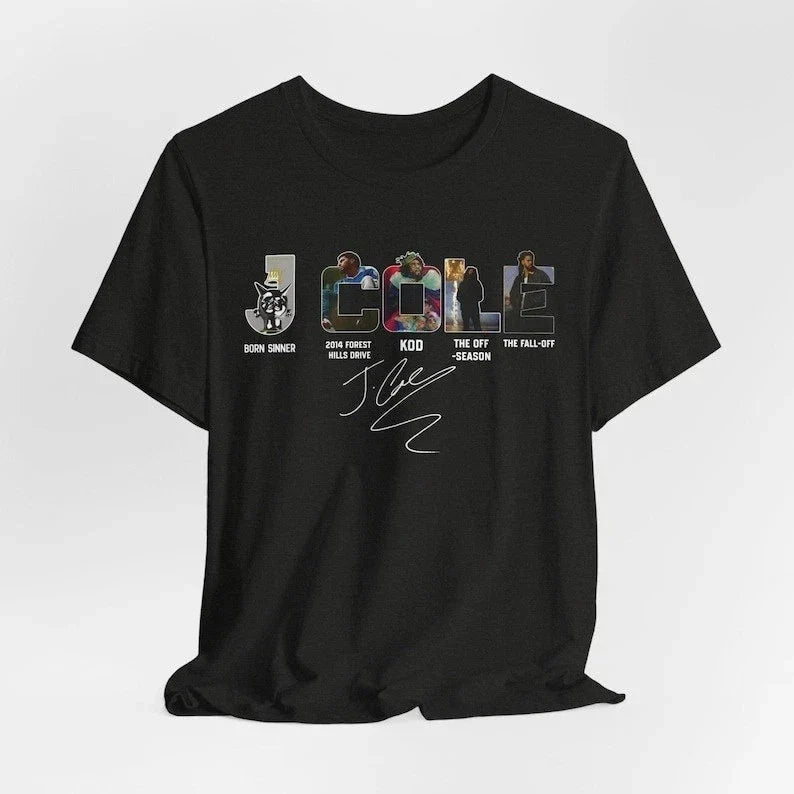 J Cole The Fall Off World Tour 2026 - Adult & Kids T-Shirts, Sweatshirts & Hoodies apparel design preview 1