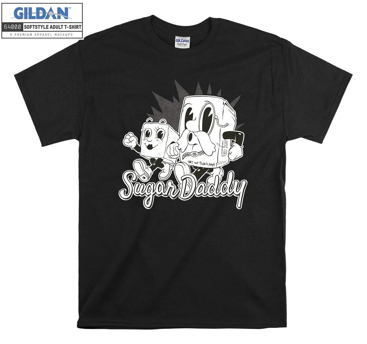 Official Sugar Daddy Cartoon Old Men Women 8004 - Adult & Kids T-Shirts, Sweatshirts & Hoodies apparel design preview 1