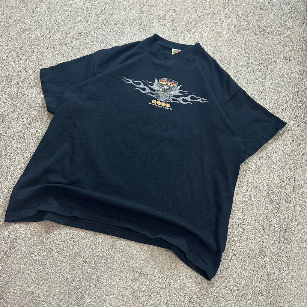 Y2K Bike Week 2003 Biker Graphic - Adult & Kids T-Shirts, Sweatshirts & Hoodies apparel design preview 1
