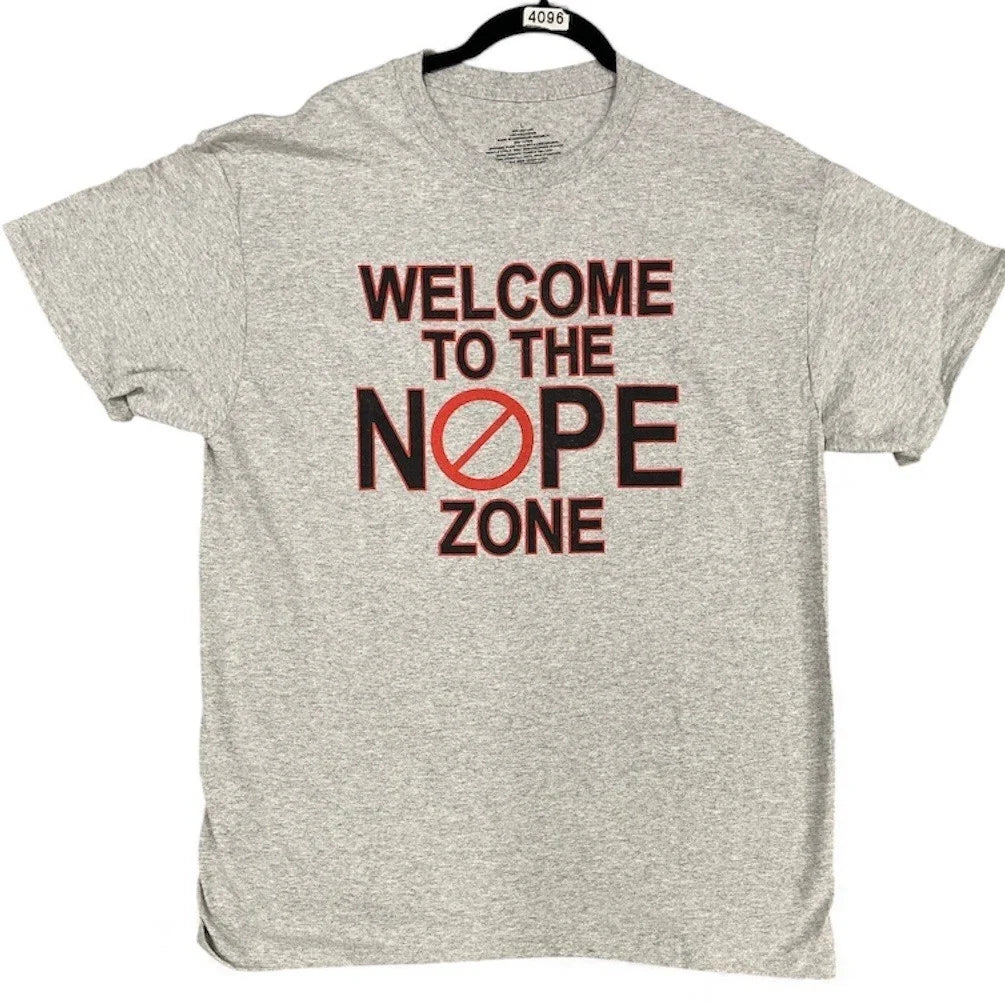 Gildan Welcome to the Nope Zone Graphic Mens L - Adult & Kids T-Shirts, Sweatshirts & Hoodies apparel design preview 1