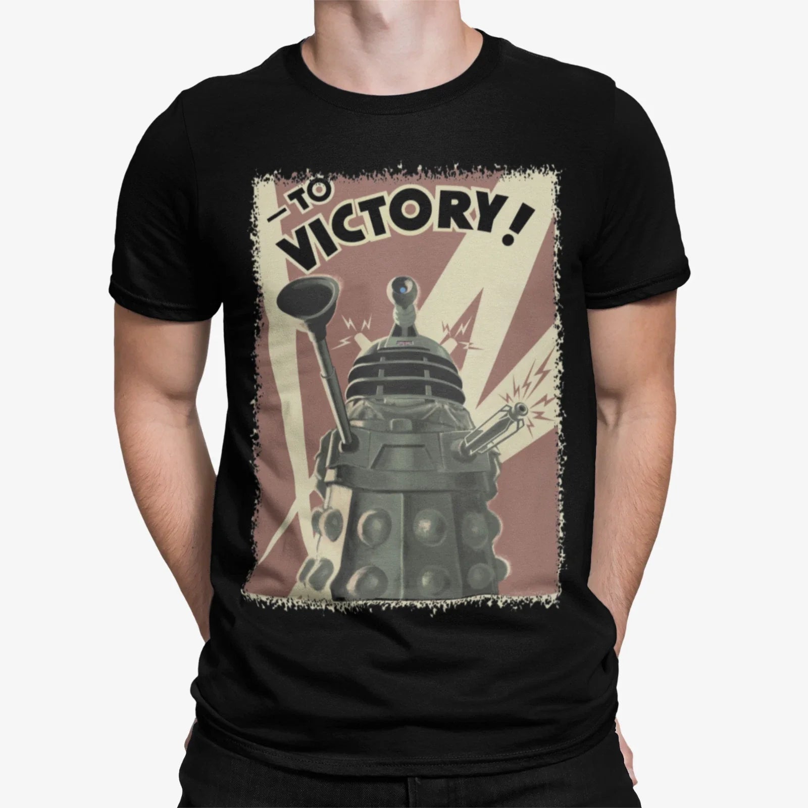 Doctor Who Propoganda Dalek Sci-Fi Fan 60th - Adult & Kids T-Shirts, Sweatshirts & Hoodies apparel design preview 1