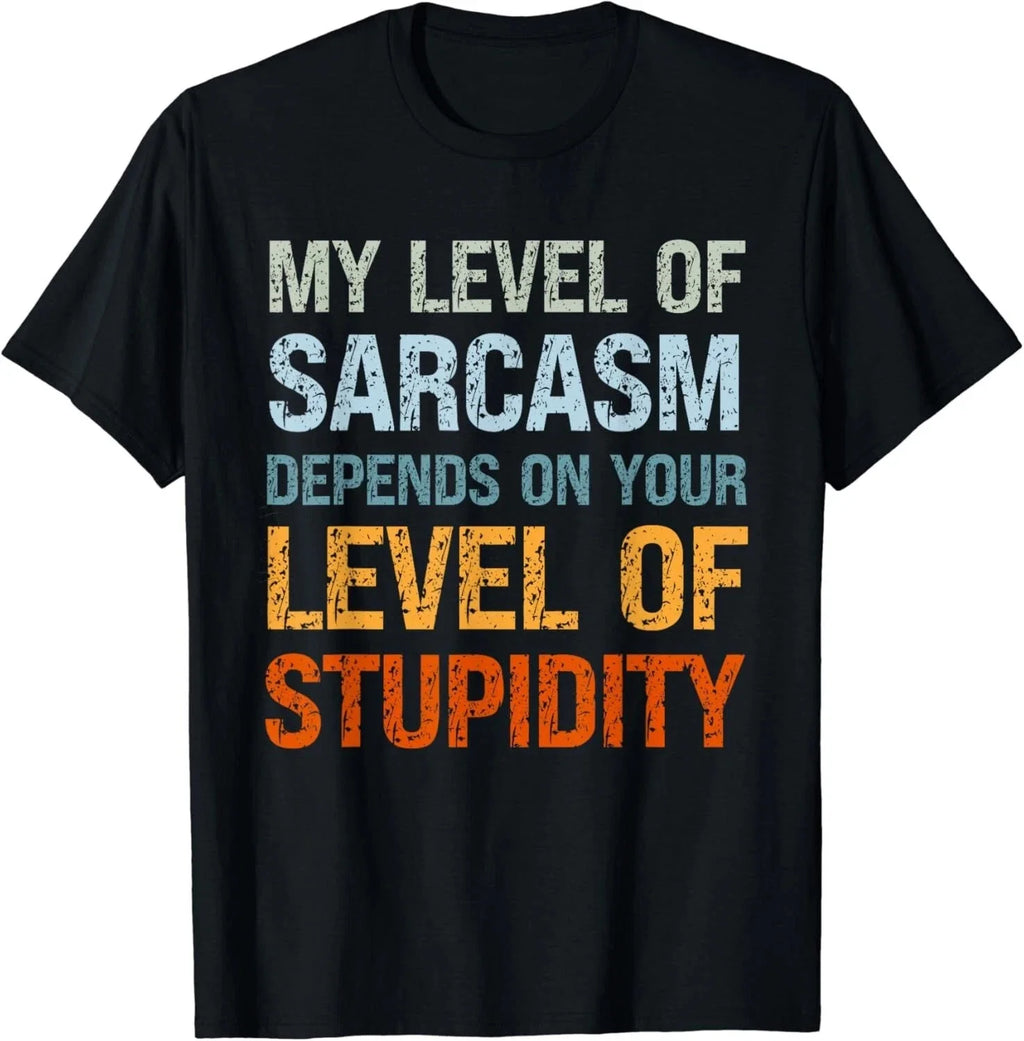 Sarcastic Humor_ My Level of Sarcasm_ Funny Quote - Adult & Kids T-Shirts, Sweatshirts & Hoodies apparel design preview 1