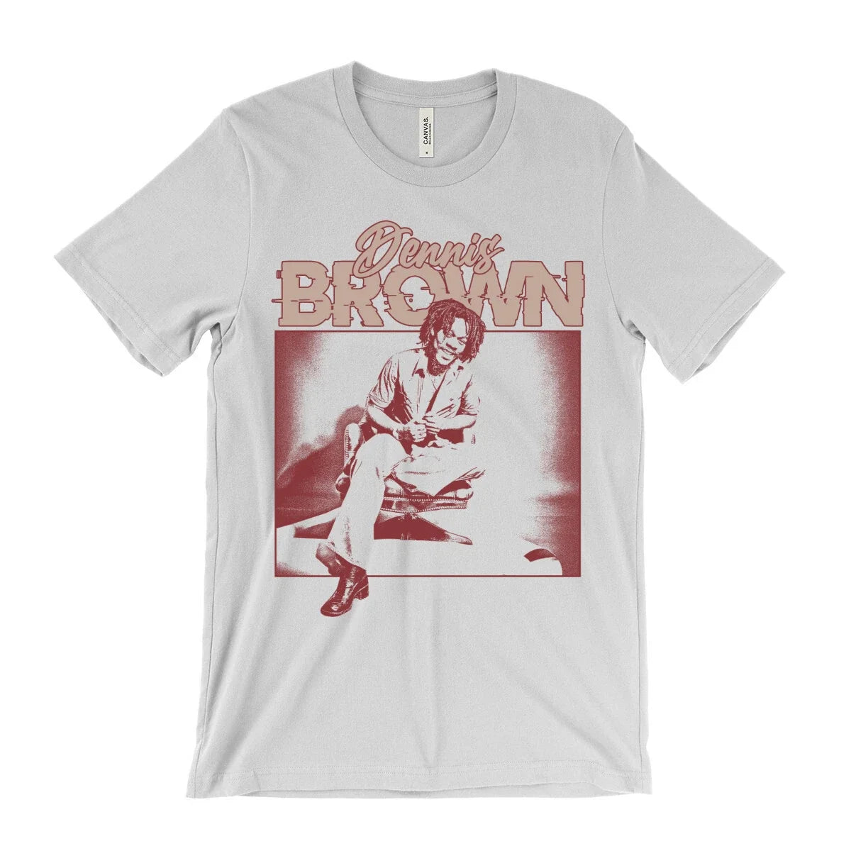 Dennis Brown Reggae Dub Roots Here I Come Words Of - Adult & Kids T-Shirts, Sweatshirts & Hoodies apparel design preview 1