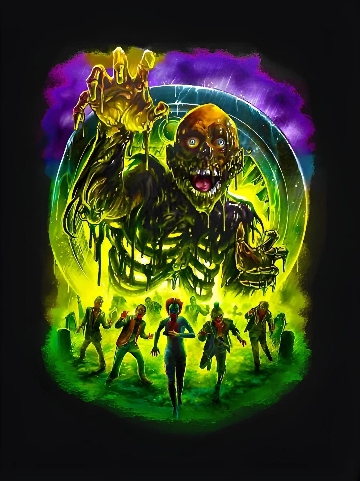 Return of The Living Dead Tarman Zombies 80s Horror - Adult & Kids T-Shirts, Sweatshirts & Hoodies apparel design preview 1