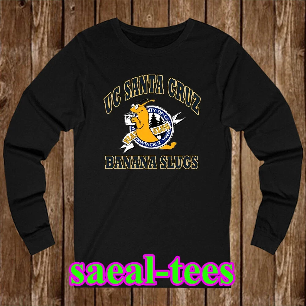 UC Santa Cruz Banana Slugs Black Size S-2XL - Adult & Kids T-Shirts, Sweatshirts & Hoodies apparel design preview 1