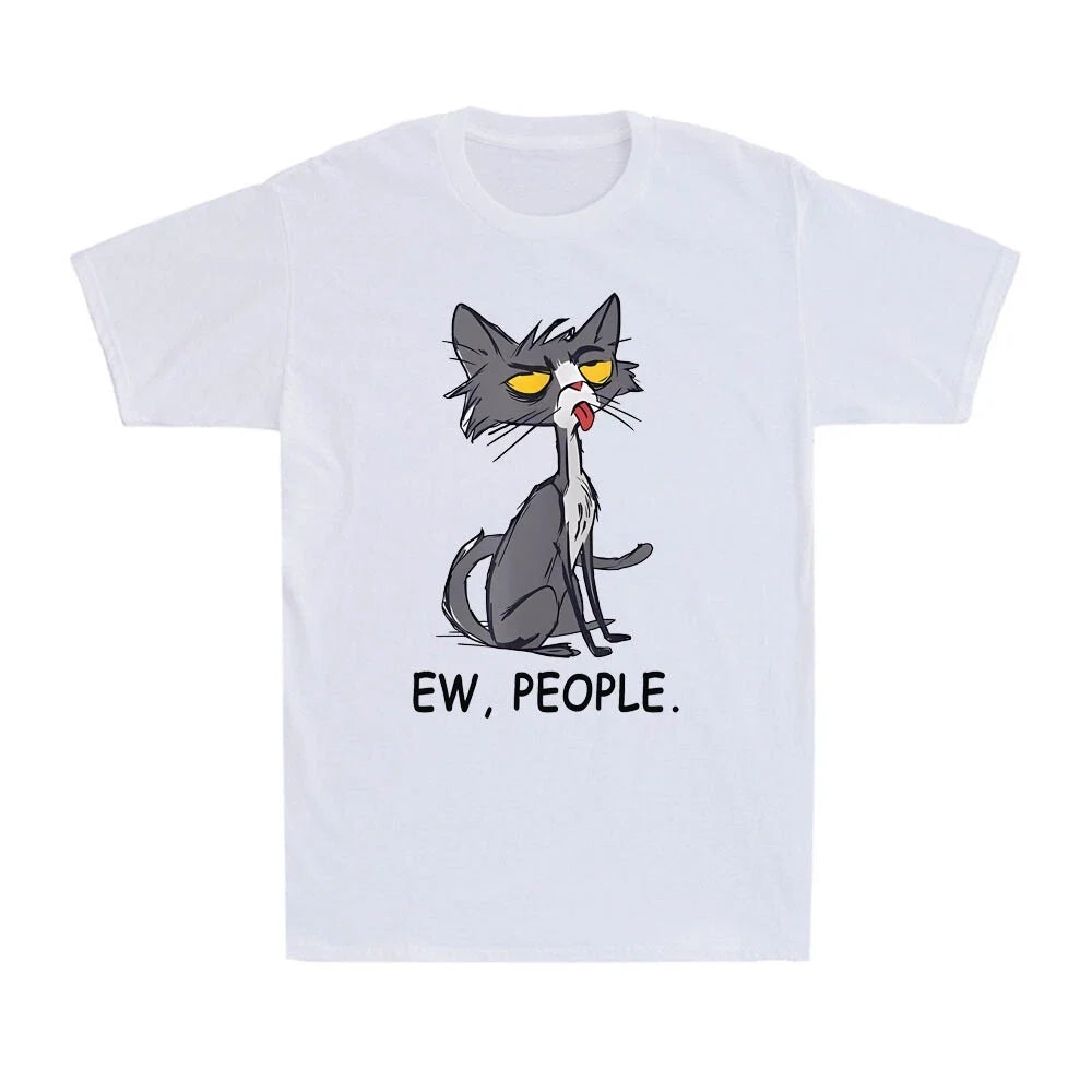 Ew People Funny Cat Meowy Animal Lovers Gift Novelty - Adult & Kids T-Shirts, Sweatshirts & Hoodies apparel design preview 1