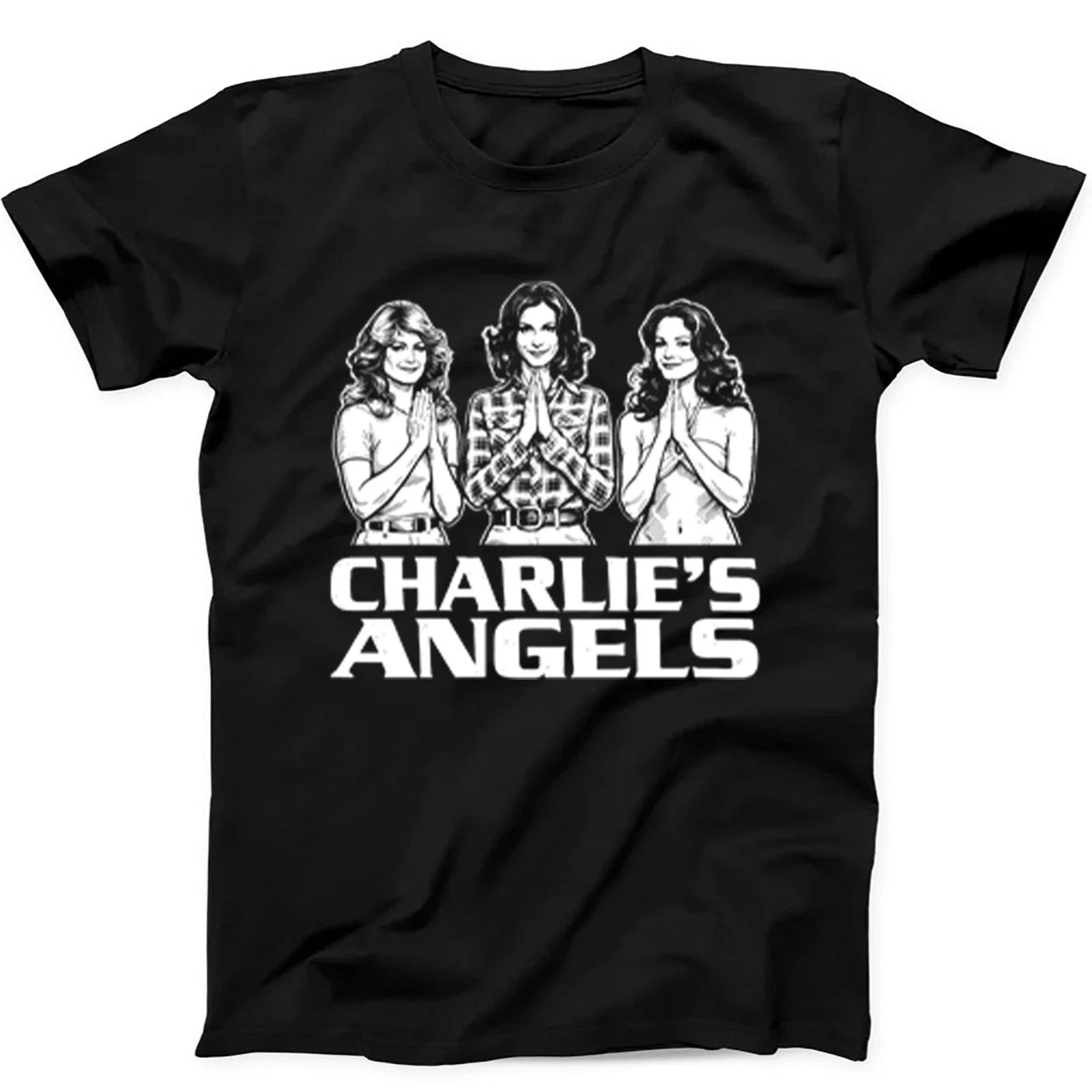 Charlies Angels 70s TV Farrah Fawcett Hawaii Five 596 - Adult & Kids T-Shirts, Sweatshirts & Hoodies apparel design preview 1