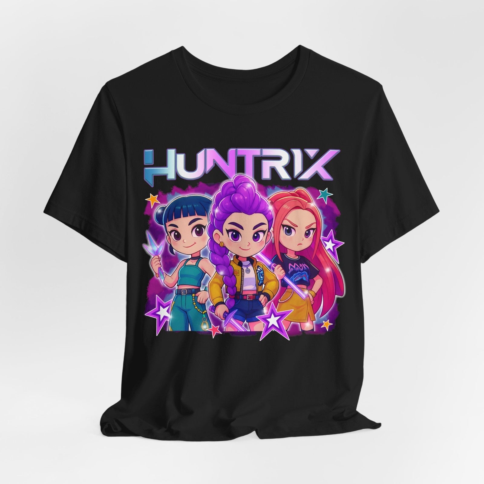 HUNTRIX Chibi Style Graphic Fun Casual Gift for Fans, - Adult & Kids T-Shirts, Sweatshirts & Hoodies apparel design preview 1