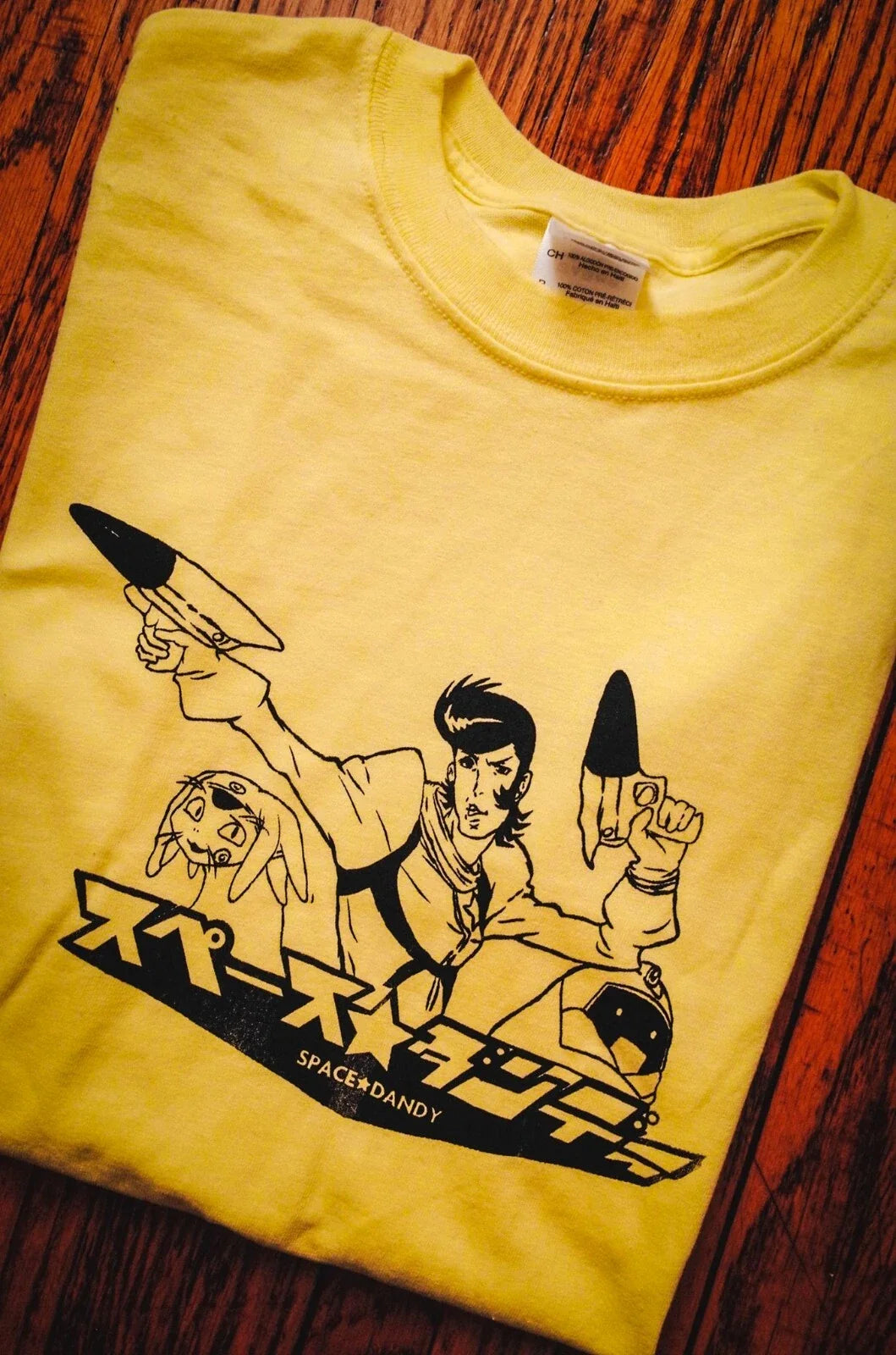 Vintage Space Dandy Meow QT Anime Manga, Cowboy - Adult & Kids T-Shirts, Sweatshirts & Hoodies apparel design preview 1