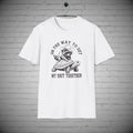 Raccoo Turtle On my way to get shi* together, - Adult & Kids T-Shirts, Sweatshirts & Hoodies apparel design preview 1
