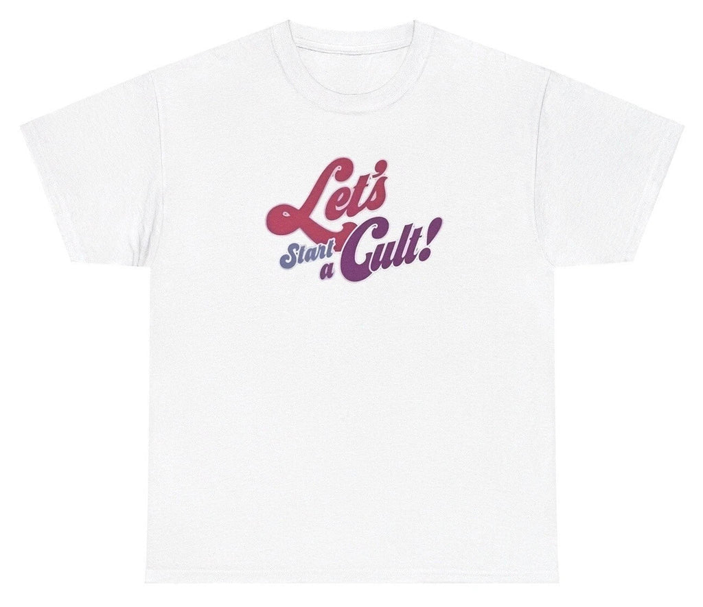 Let's Start A Cult Y2K Funny Sarcastic Silly Cute Gen - Adult & Kids T-Shirts, Sweatshirts & Hoodies apparel design preview 1