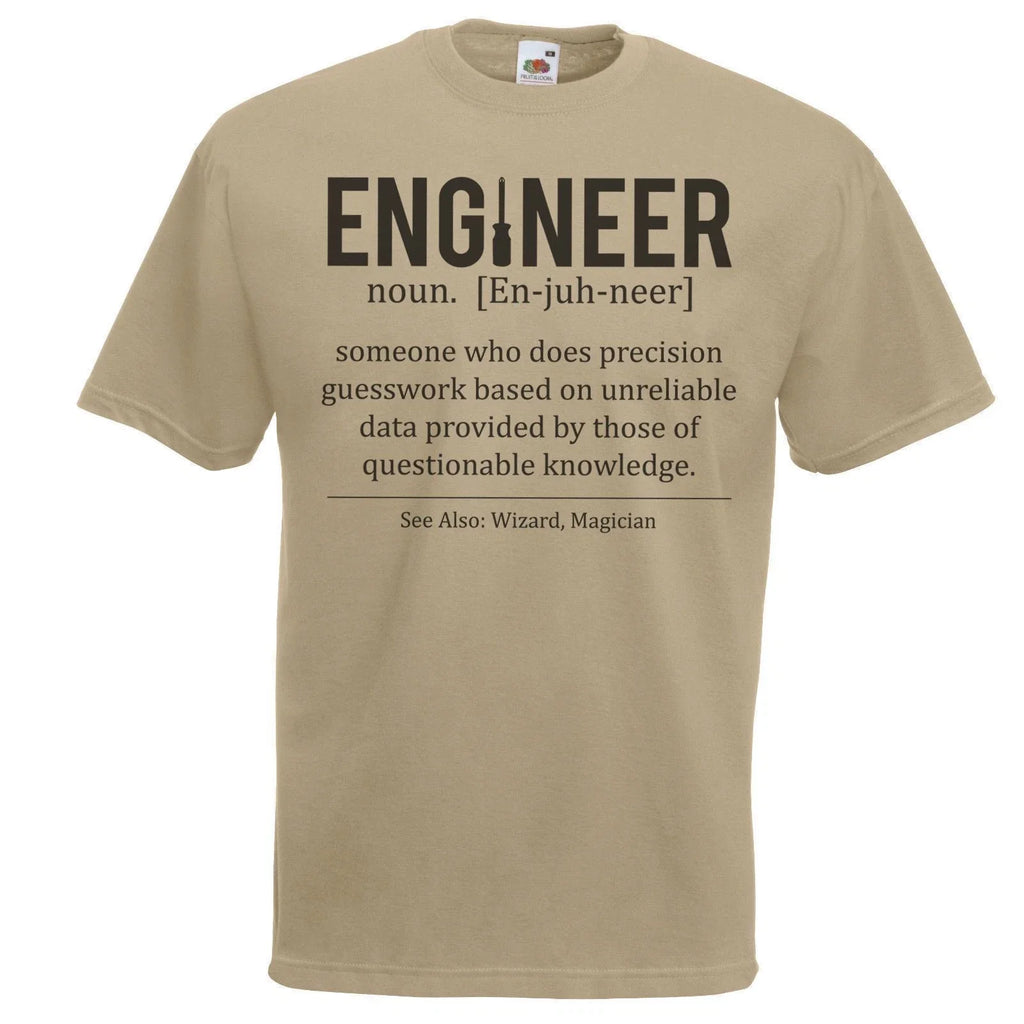 Mens Engineer Defined Profession Funny Student - Adult & Kids T-Shirts, Sweatshirts & Hoodies apparel design preview 1