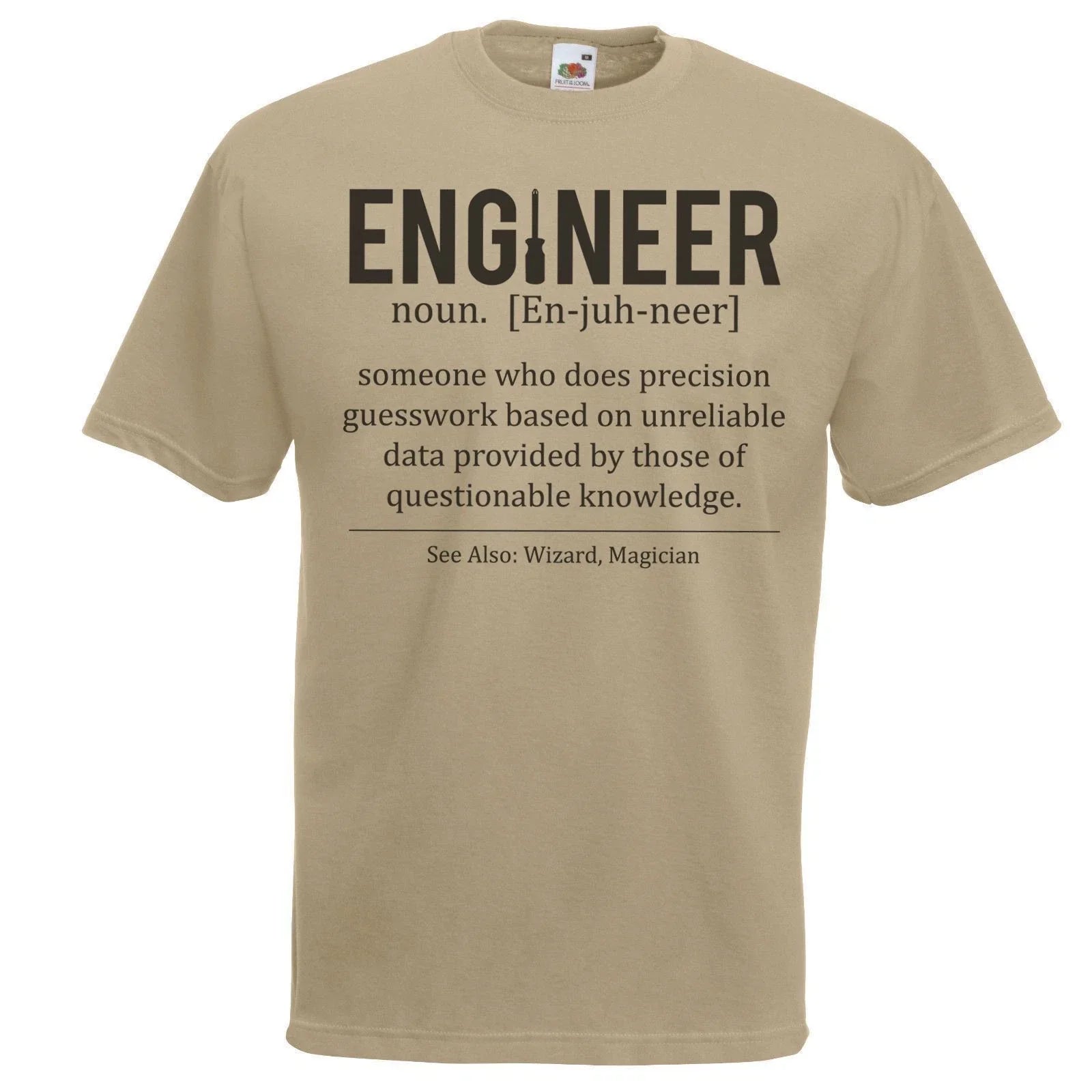 Mens Engineer Defined Profession Funny Student - Adult & Kids T-Shirts, Sweatshirts & Hoodies apparel design preview 1
