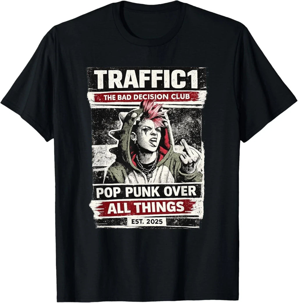 The Bad Decision Club Pop Punk Generation - Adult & Kids T-Shirts, Sweatshirts & Hoodies apparel design preview 1