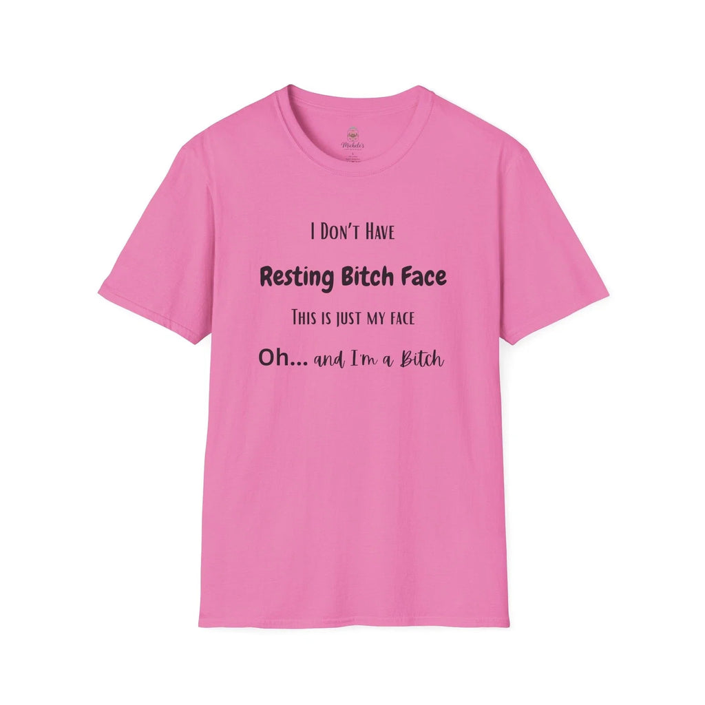 Resting Bitch Face Funny Quote Sarcastic - Adult & Kids T-Shirts, Sweatshirts & Hoodies apparel design preview 1