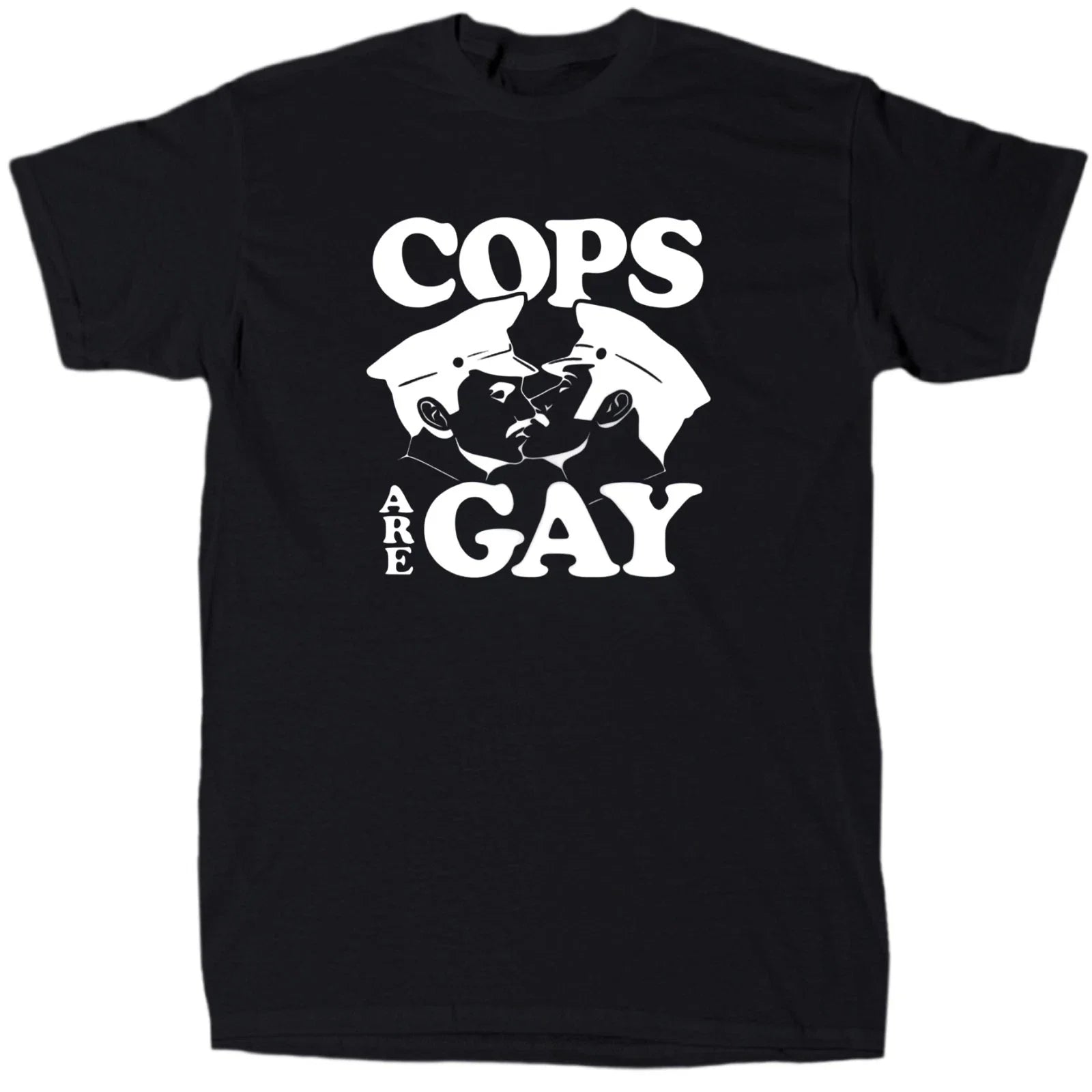 Cops Are Gay Men's Funny Offensive Cotton Gift - Adult & Kids T-Shirts, Sweatshirts & Hoodies apparel design preview 1