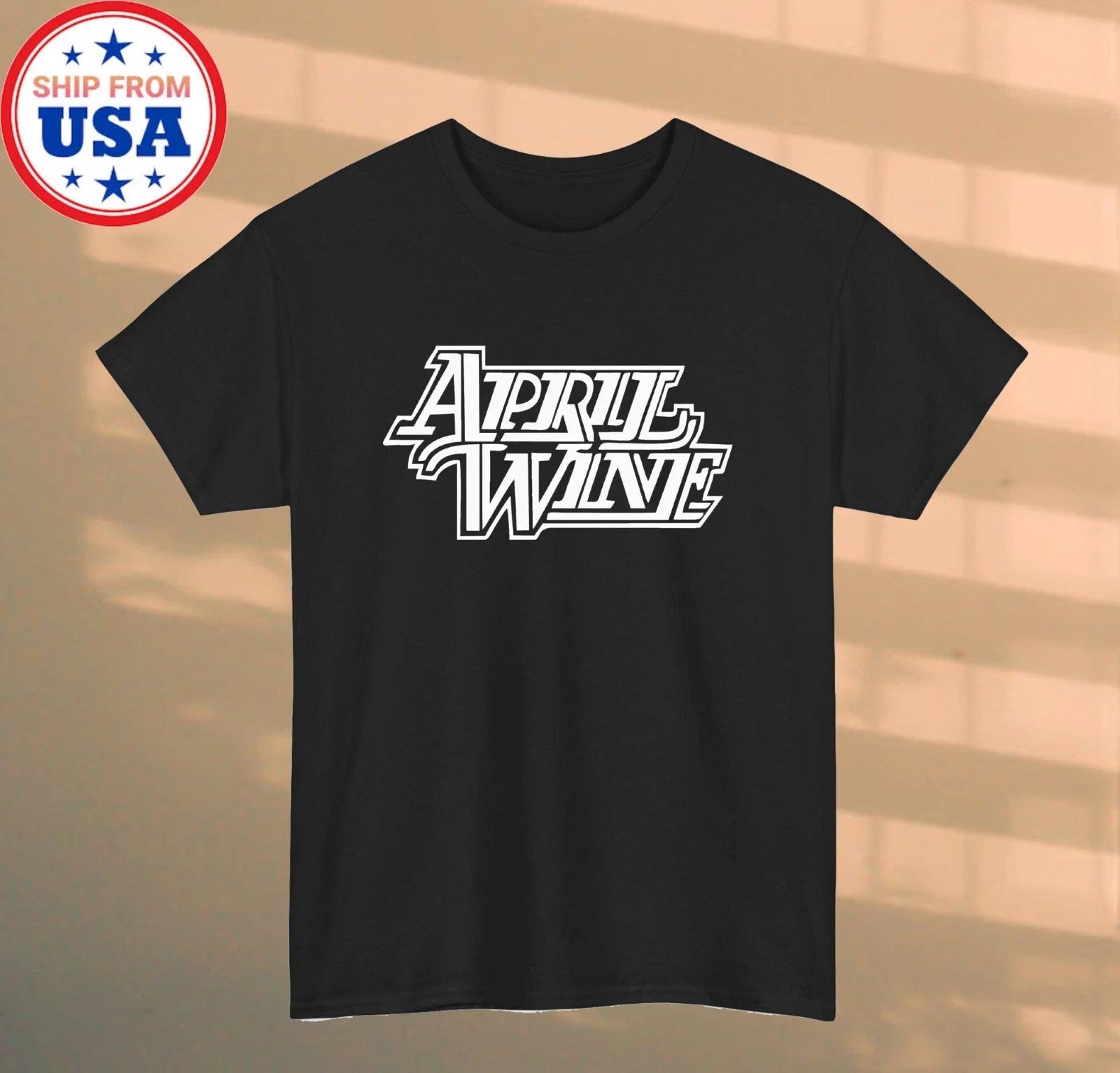 APRIL WINE Men's Black Size S-5XL - Adult & Kids T-Shirts, Sweatshirts & Hoodies apparel design preview 1