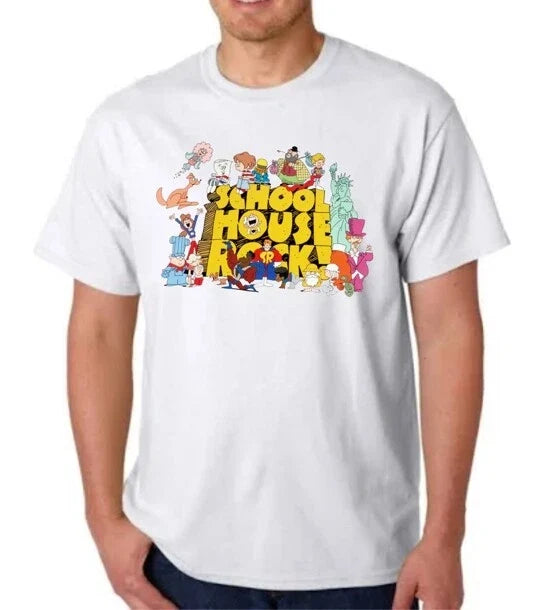 SCHOOLHOUSE ROCK CARTOON HANNA BARBERA EXCLUSIVE - Adult & Kids T-Shirts, Sweatshirts & Hoodies apparel design preview 1