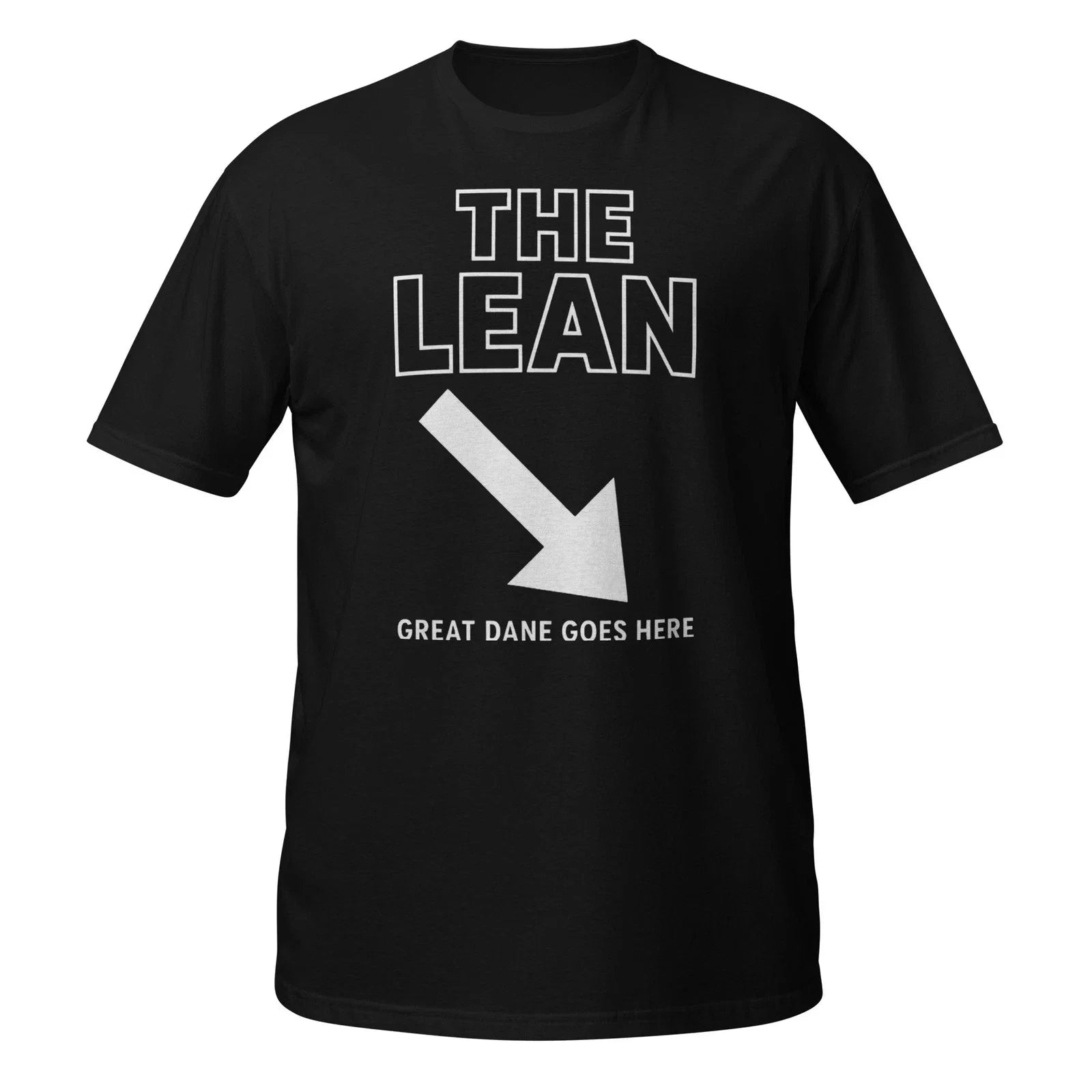 Funny Great Dane 'The Lean' Dog Lover Gift - Adult & Kids T-Shirts, Sweatshirts & Hoodies apparel design preview 1