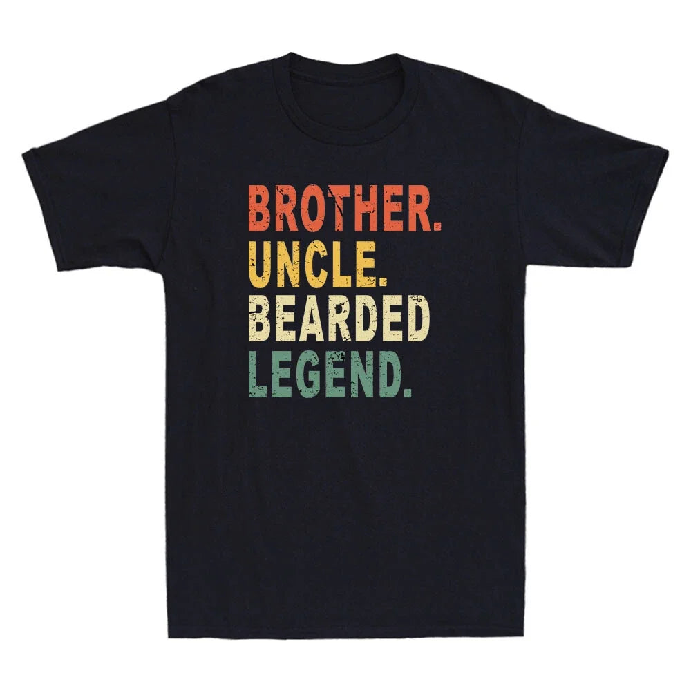 Bearded Brother Uncle Beard Legend Funny Quote Joke - Adult & Kids T-Shirts, Sweatshirts & Hoodies apparel design preview 1