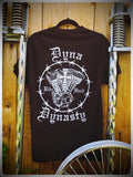 DYNA DYNASTY Evo engine black Harley fairing shocks - Adult & Kids T-Shirts, Sweatshirts & Hoodies apparel design preview 1