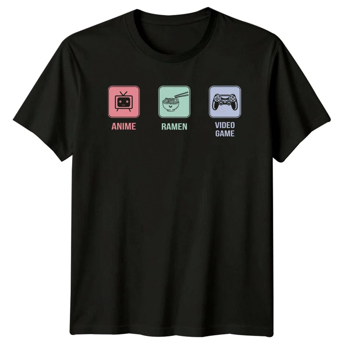 Anime Ramen Video Game Kawaii Manga Lover - Adult & Kids T-Shirts, Sweatshirts & Hoodies apparel design preview 1