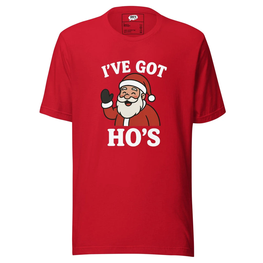 Funny Christmas Santa I've Got Ho's Joke Holiday - Adult & Kids T-Shirts, Sweatshirts & Hoodies apparel design preview 1