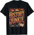 History Junkie Funny Lover Quote - Adult & Kids T-Shirts, Sweatshirts & Hoodies apparel design preview 1