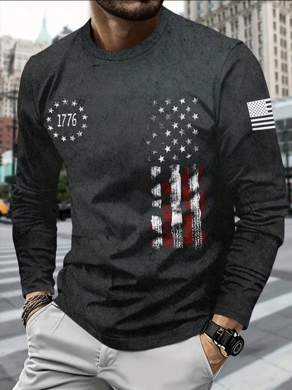 Mens Drywick 1776 US anniversary - Adult & Kids T-Shirts, Sweatshirts & Hoodies apparel design preview 1