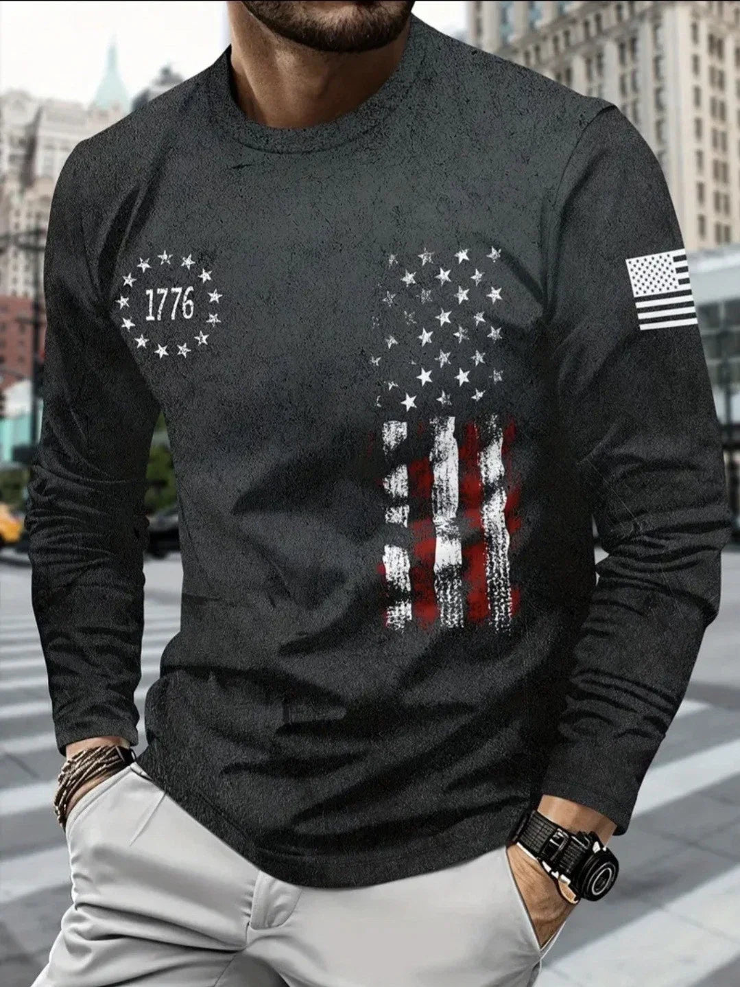 Mens Drywick 1776 US anniversary - Adult & Kids T-Shirts, Sweatshirts & Hoodies apparel design preview 1
