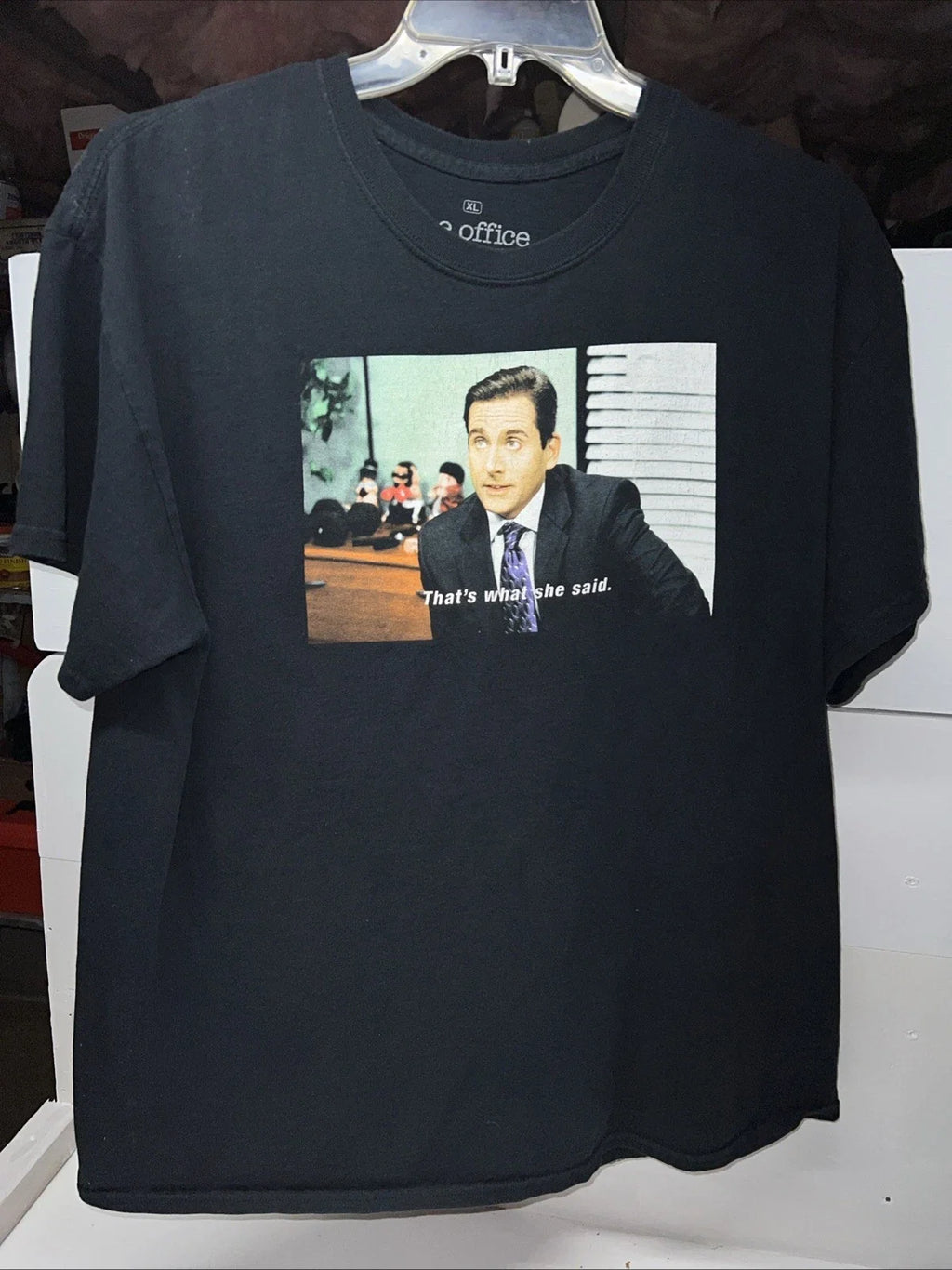 The Office That's What She Said Mens Size Large Black - Adult & Kids T-Shirts, Sweatshirts & Hoodies apparel design preview 1