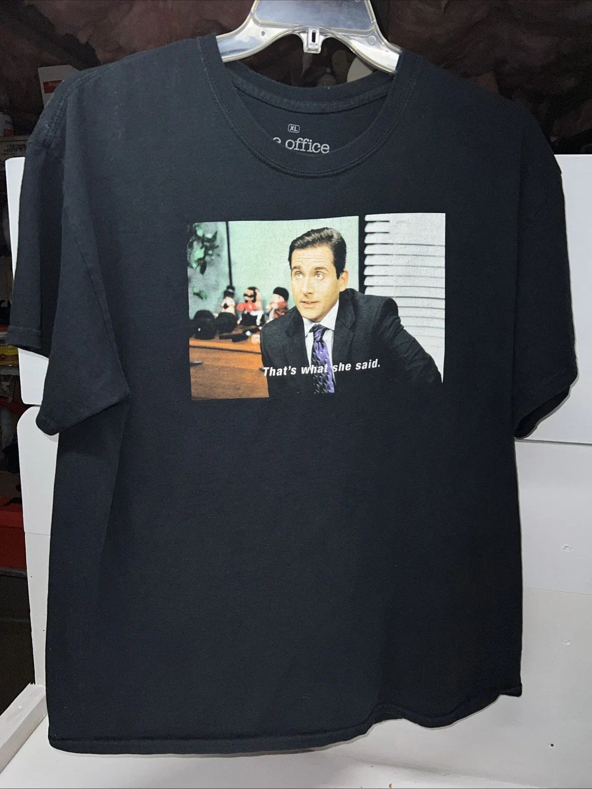 The Office That's What She Said Mens Size Large Black - Adult & Kids T-Shirts, Sweatshirts & Hoodies apparel design preview 1